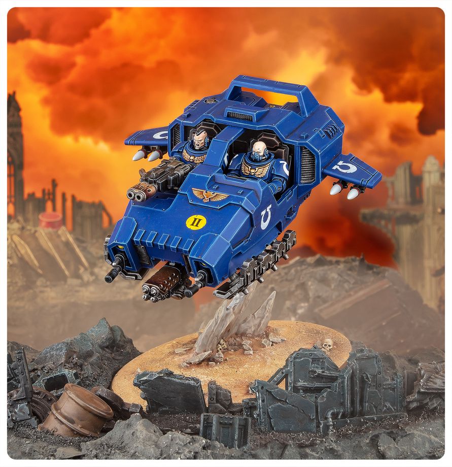 Land Speeder, rýchle podporné vozidlo Space Marines pre Warhammer 40,000
