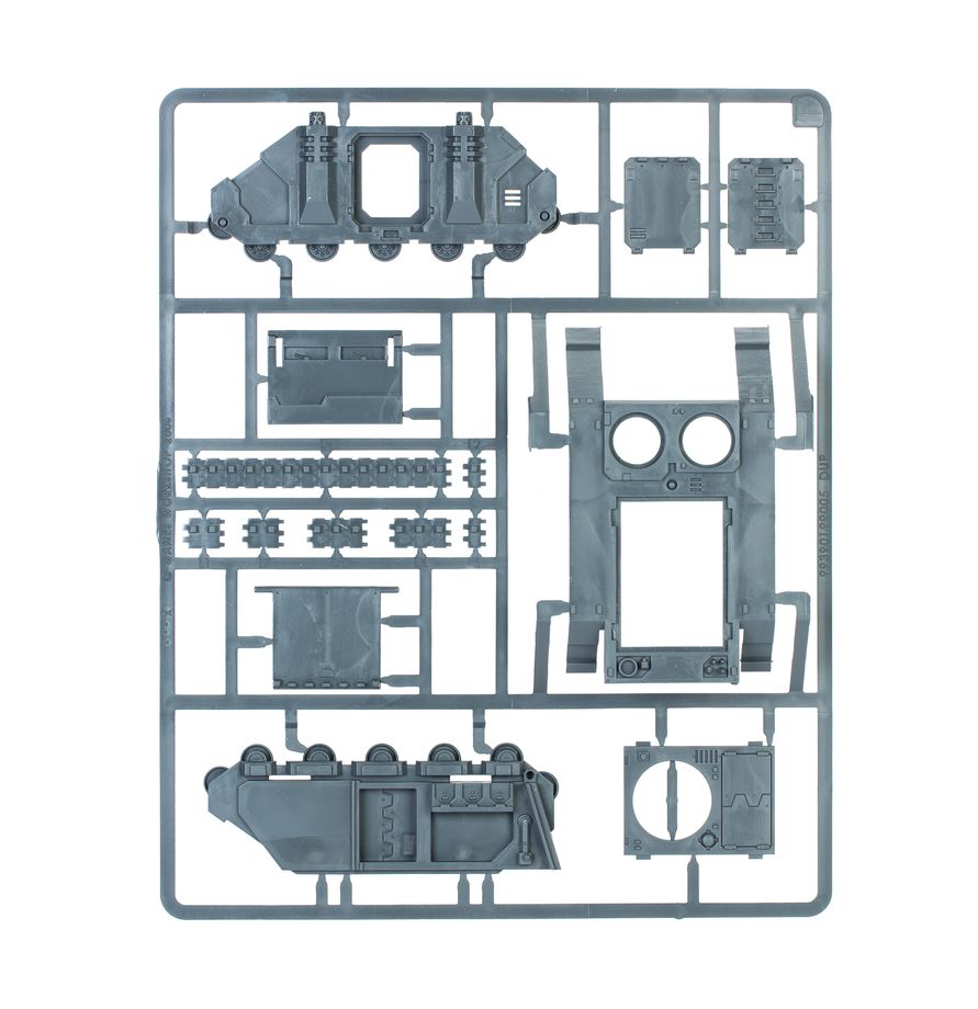 Space Marines Rhino - možnosti zostavenia modelu