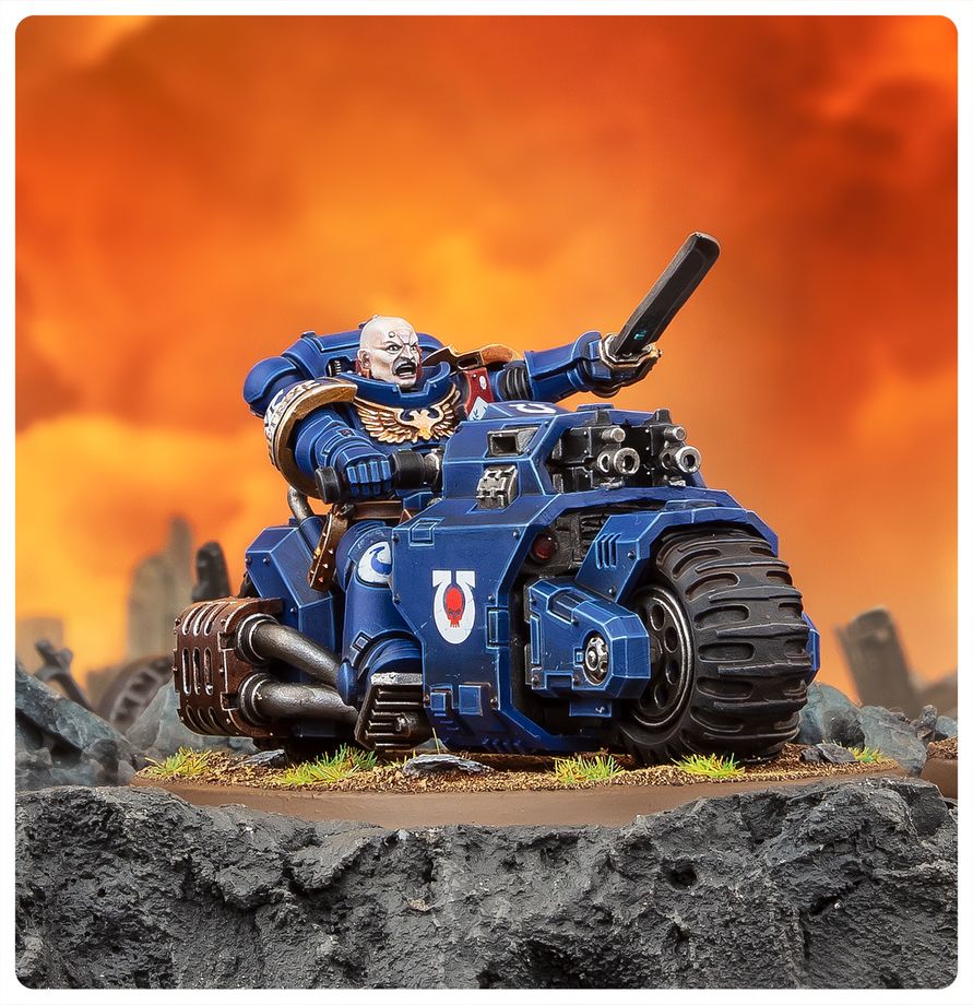 Warhammer 40K Space Marines Outrider Squad