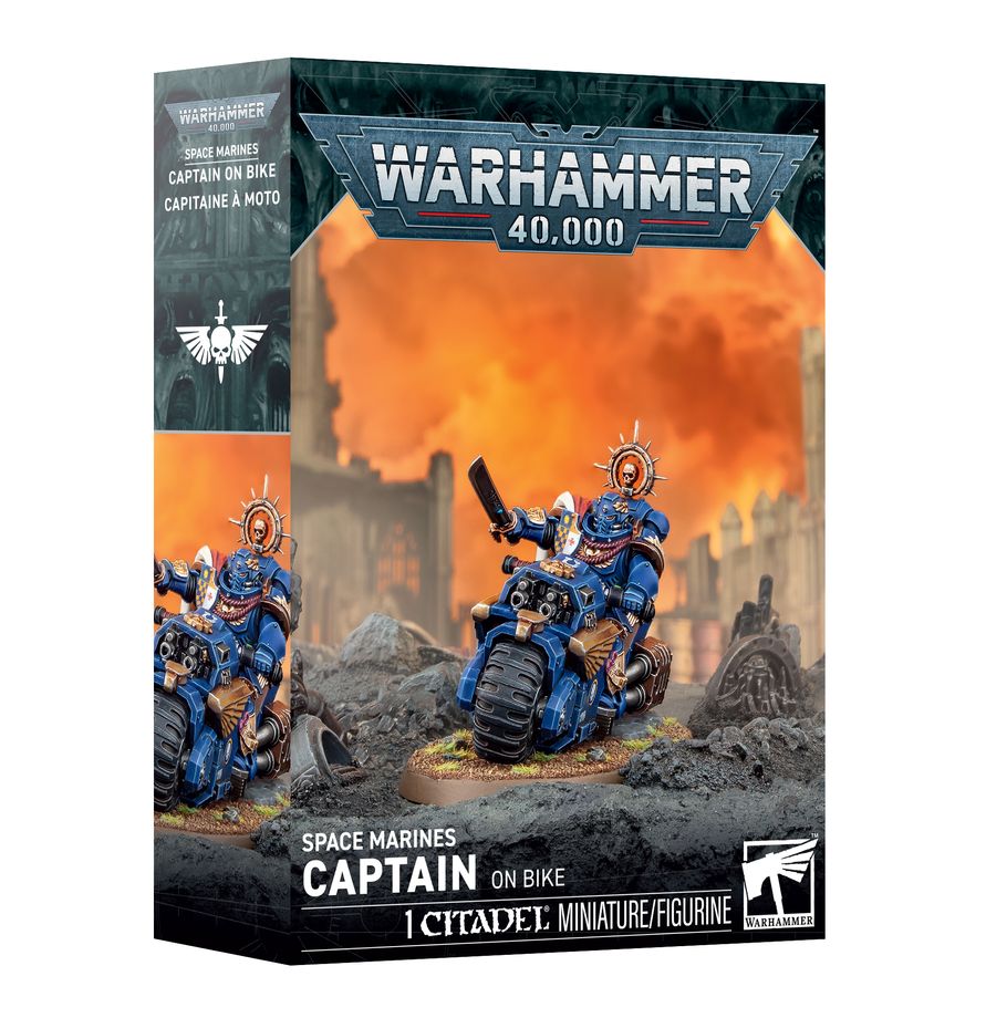Captain on Bike pre armády Space Marines
