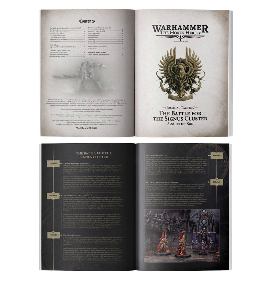 The Horus Heresy: Legio Custodes - Journal Tactica: The Battle for The Signus Cluster – Assault on Kol