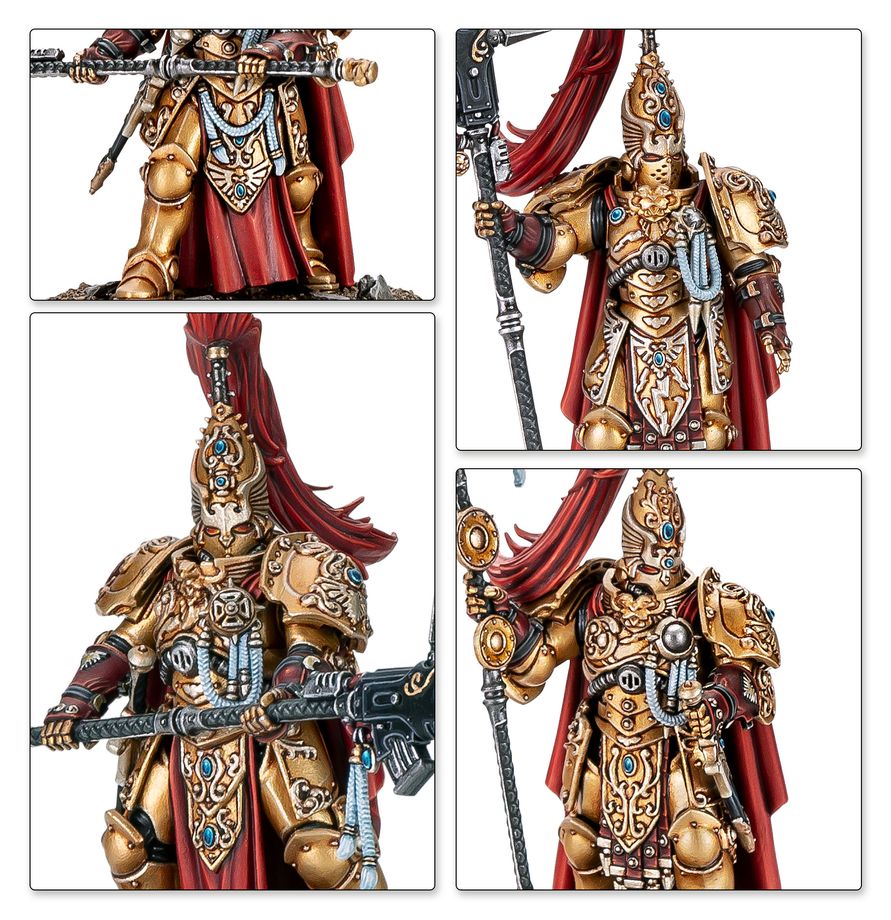 Sestavená jednotka Custodian Guard na podstavcích
