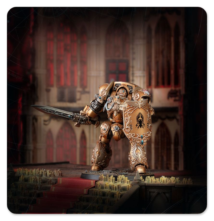 Custodes Dreadnought z jiného úhlu pohledu