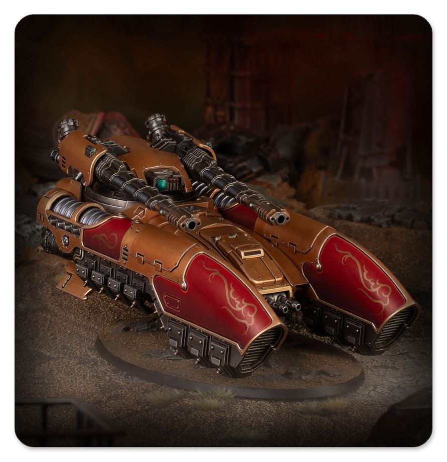 Caladius Grav-Tank celkový pohled na model