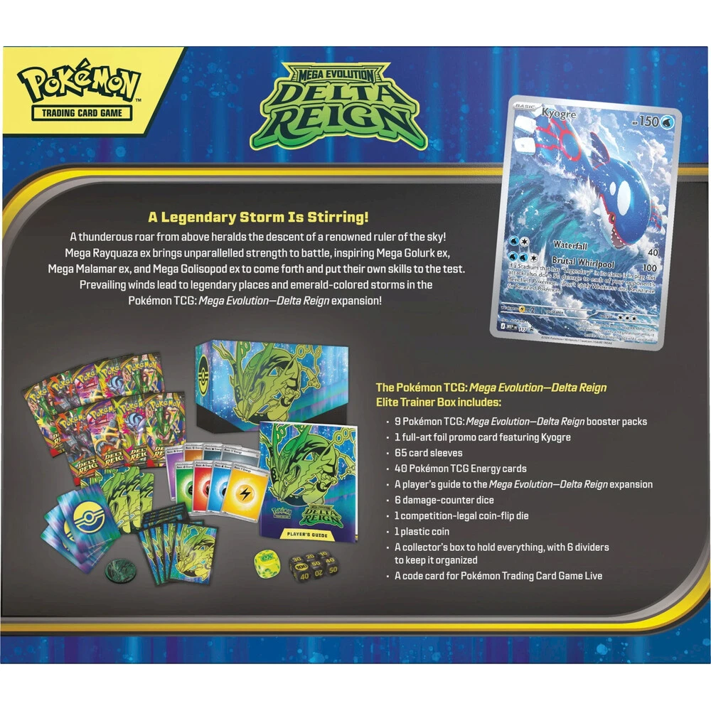 Pokémon TCG: ME06 Delta Reign - Elite Trainer Box packaging